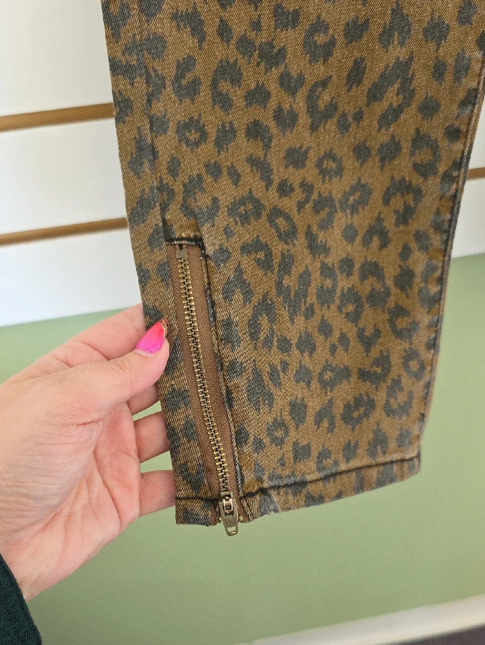 Leopard Print Skinny Jeans